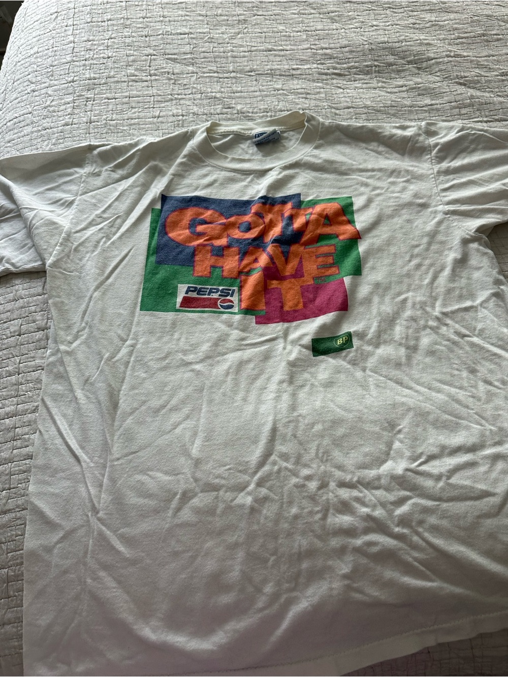 Vintage Pepsi 'Gonna Have It' White Graphic T-Shirt